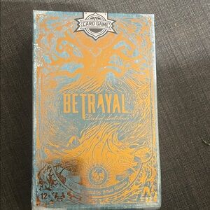Betrayal Card Game - Blue and Gold Edition